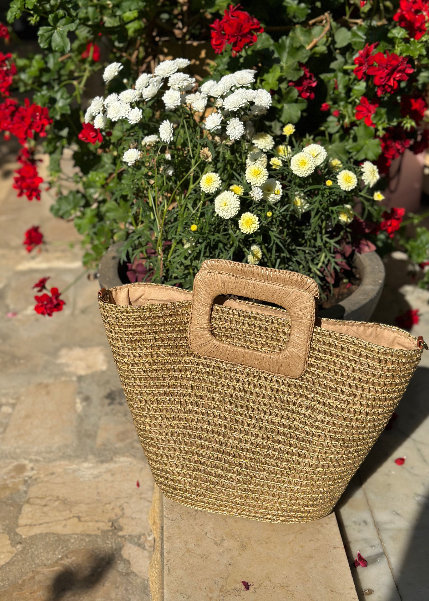 Pochette en paille Jane