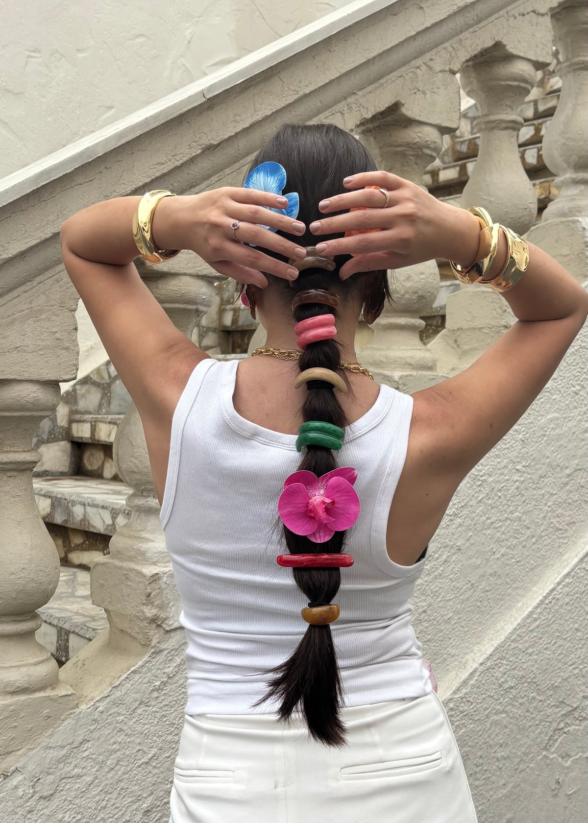 Pina Double Arch Pony Cuff