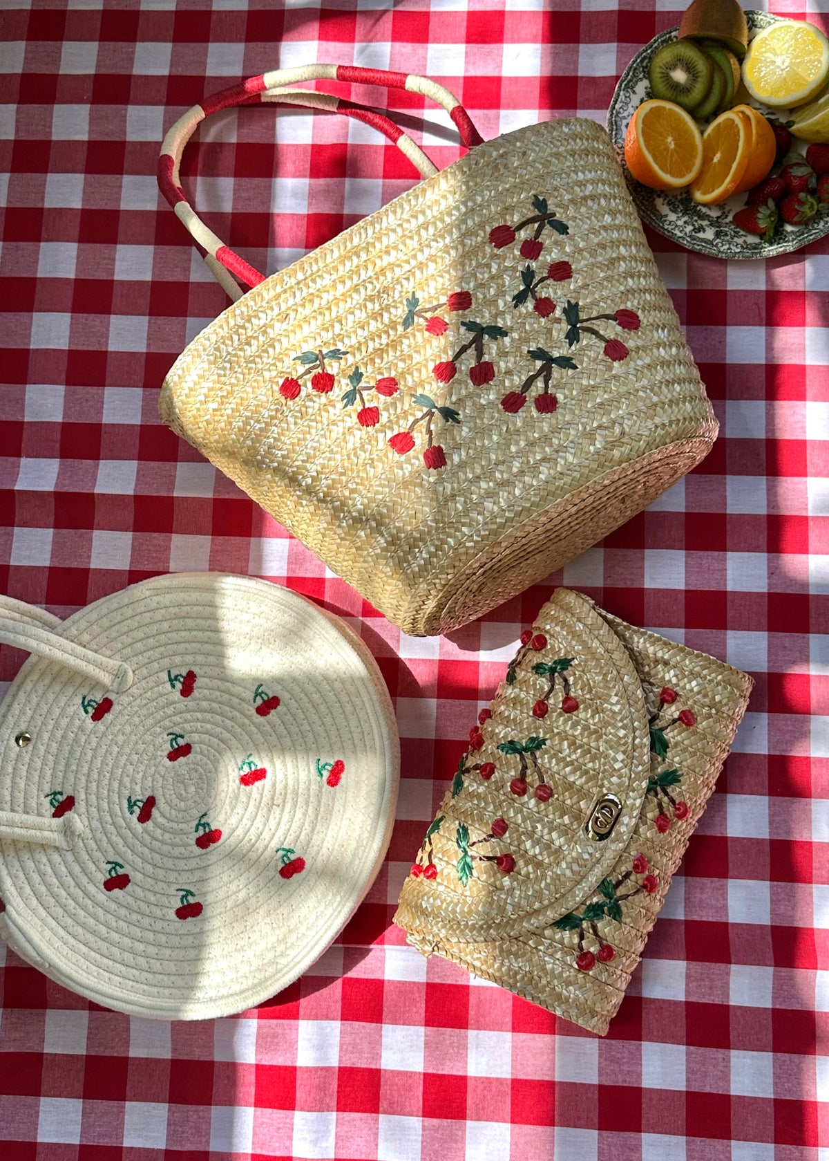 Lucette Straw Bag