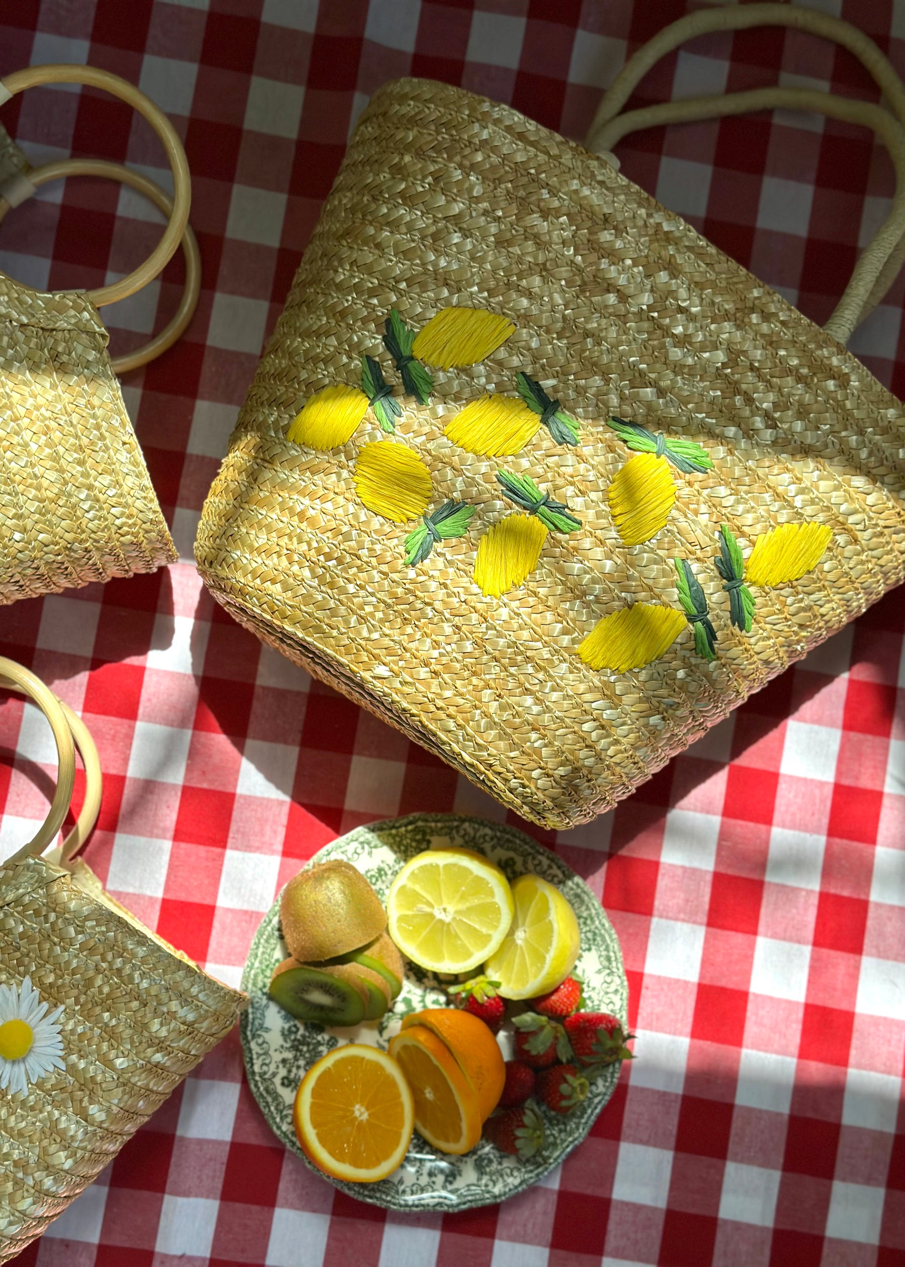 Leonora Straw Bag