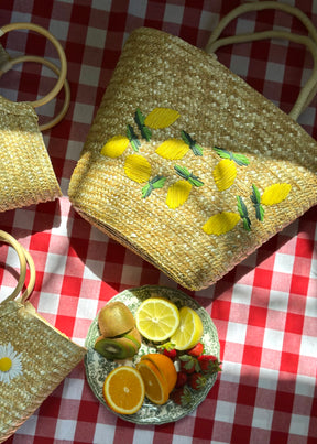 Leonora Straw Bag