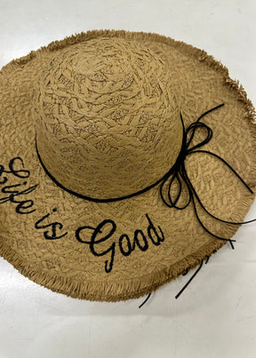 Life is Good Straw Hat
