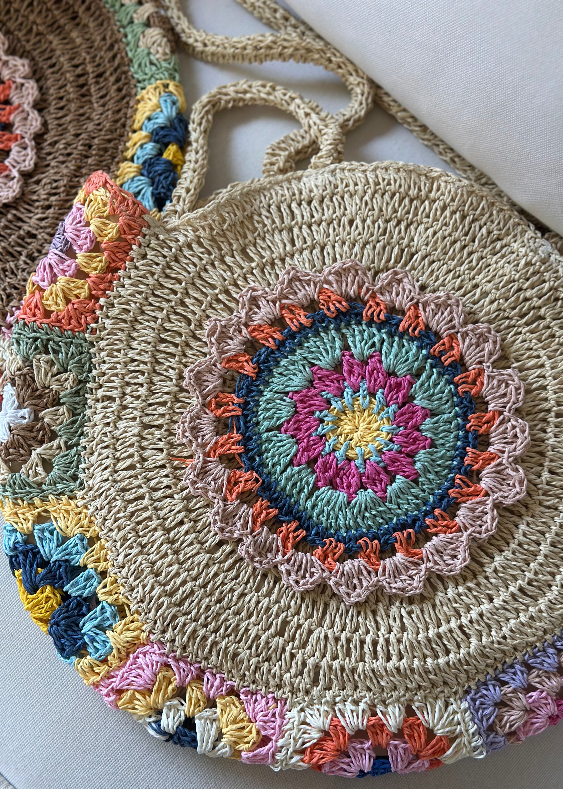 Caitlyn Straw Bag