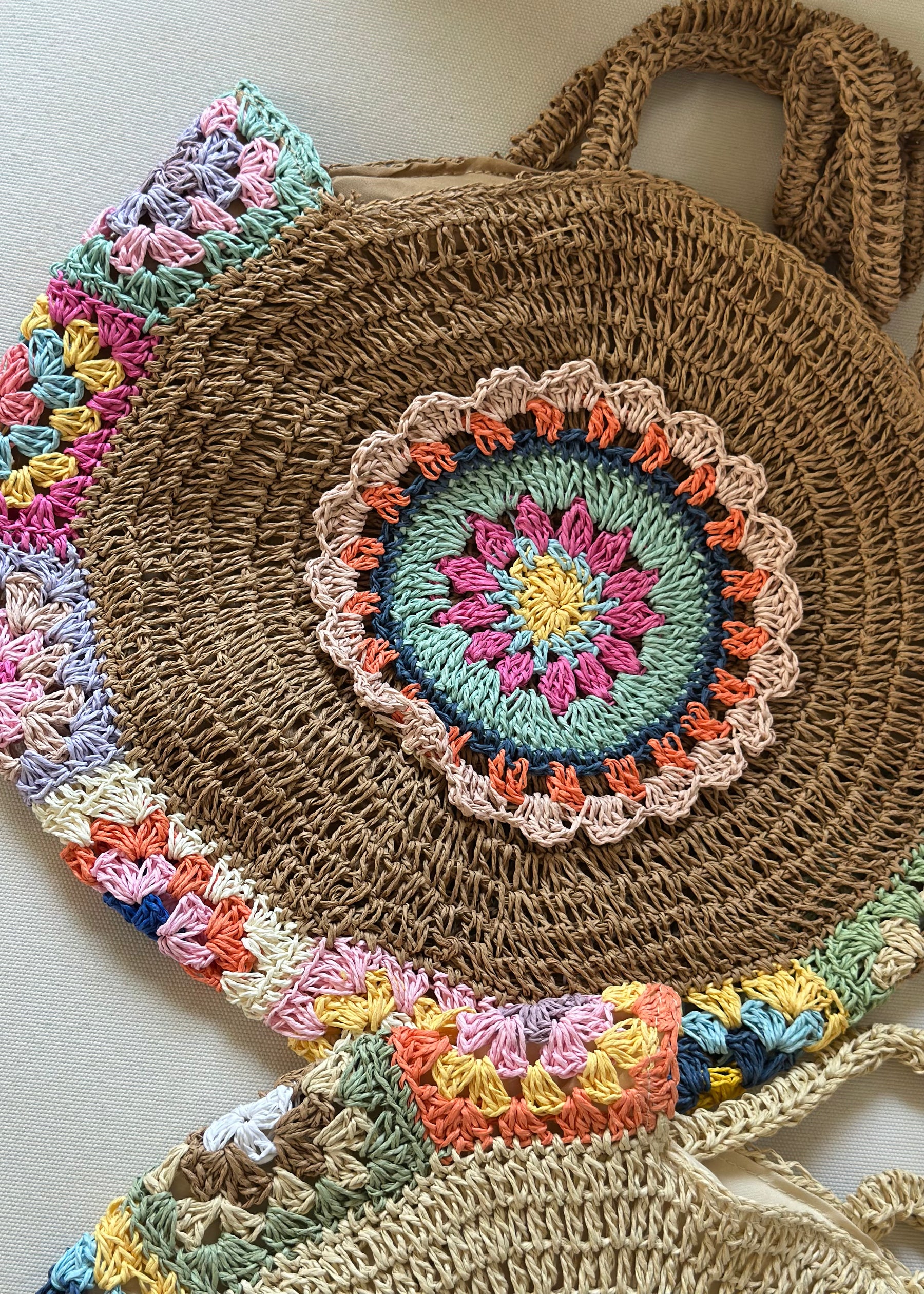 Caitlyn Straw Bag