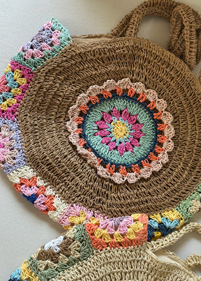 Caitlyn Straw Bag