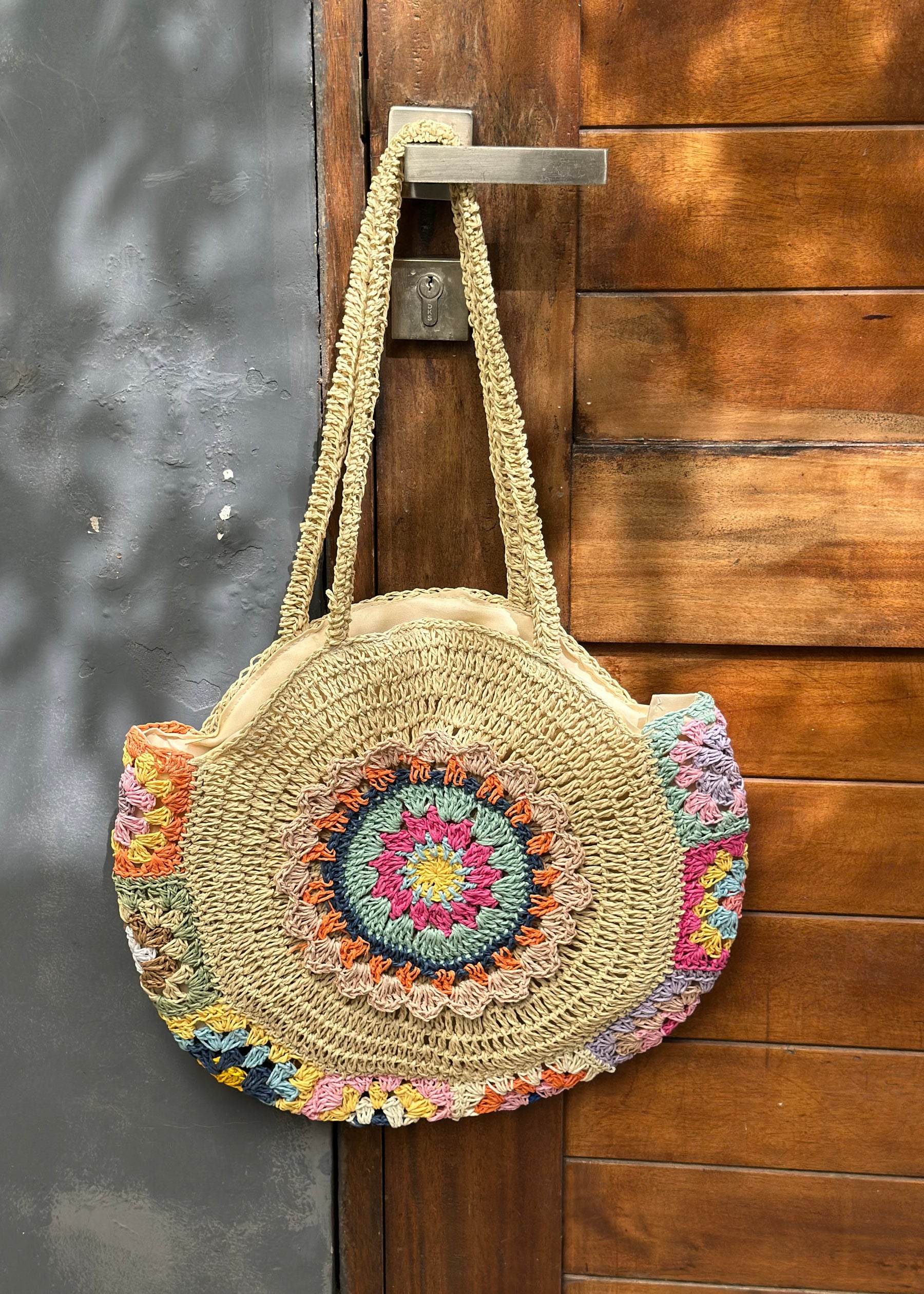 Caitlyn Straw Bag