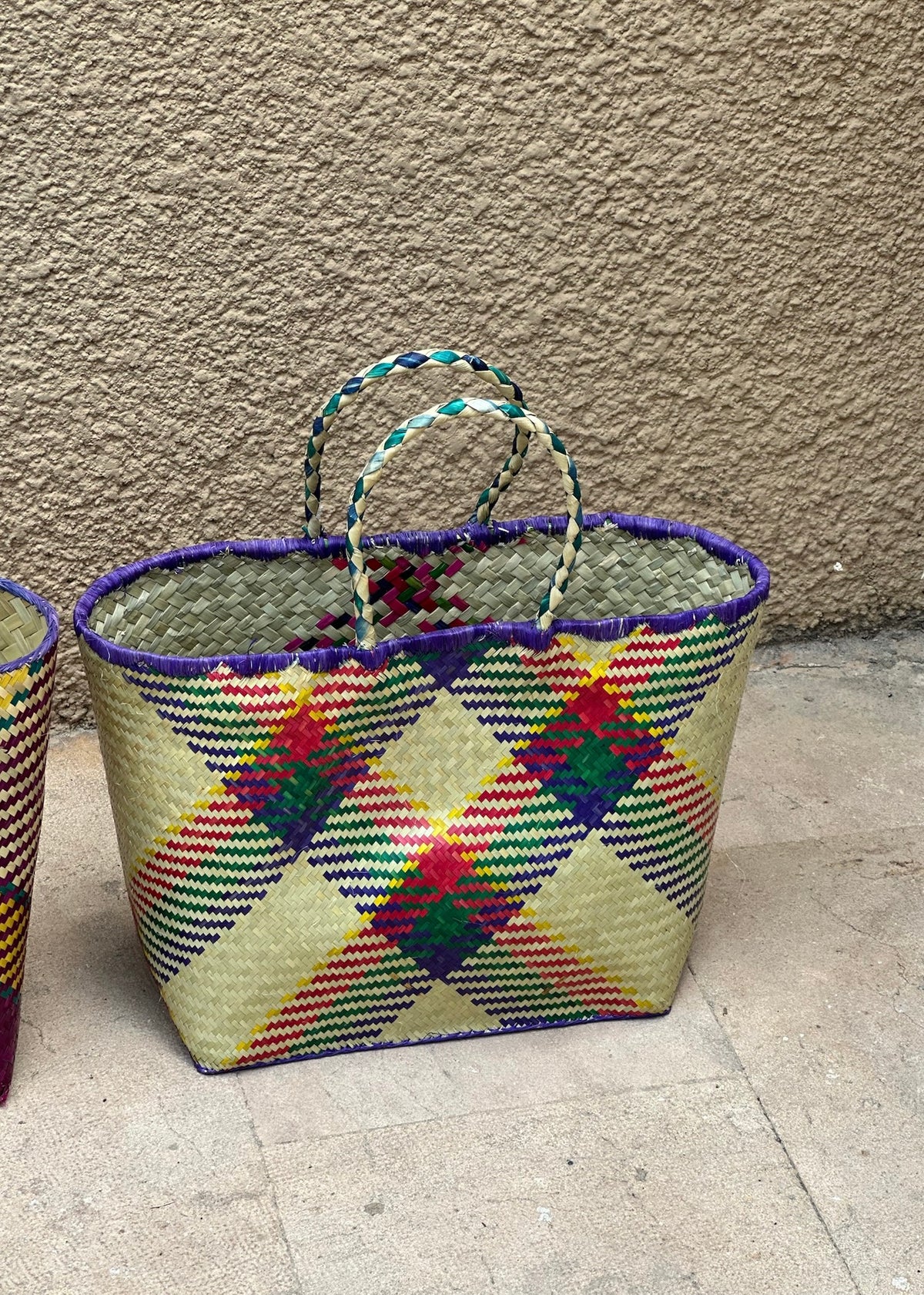 Africa Straw Basket Bag