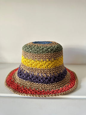 Joya Straw Bucket Hat