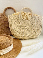 Carmela Straw Bag