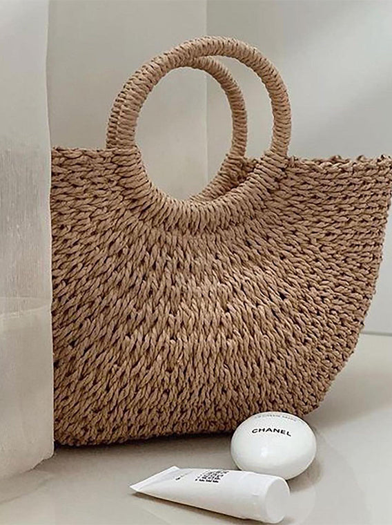 Carmela Straw Bag