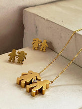 We are family "Necklace+Earrings"