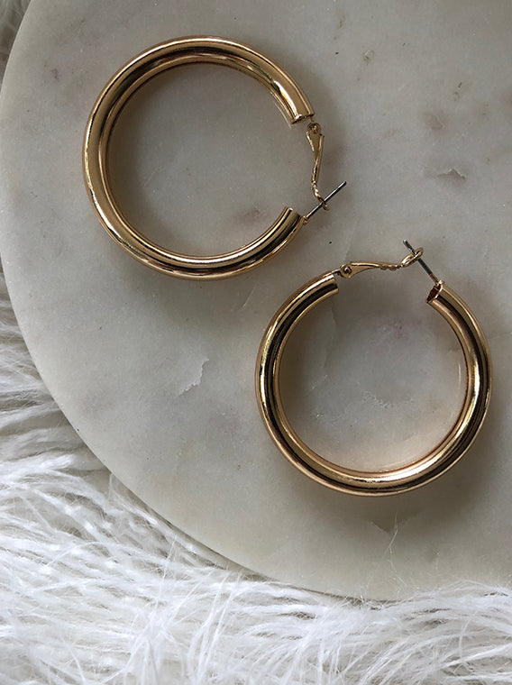 Monica Thick Hoops