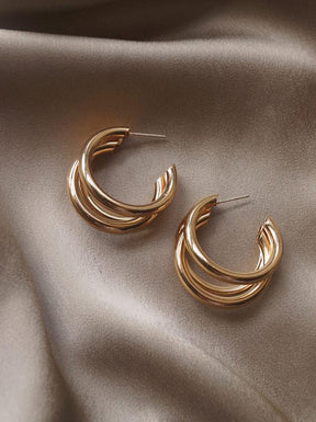 Nina Triple Hoops