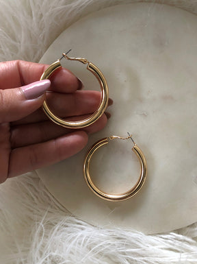 Monica Thick Hoops