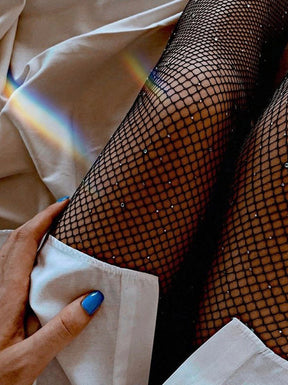 Rhinestone Tights