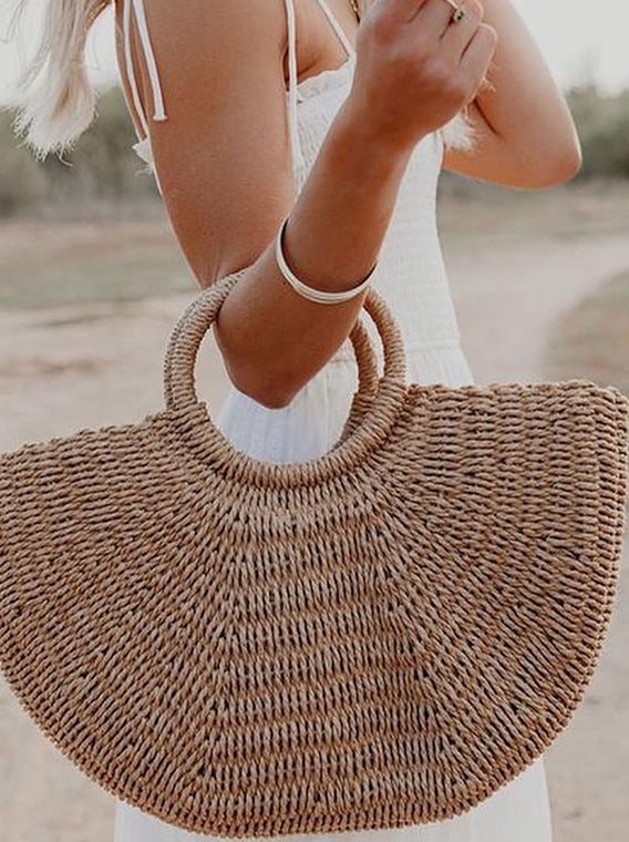 Carmela Straw Bag
