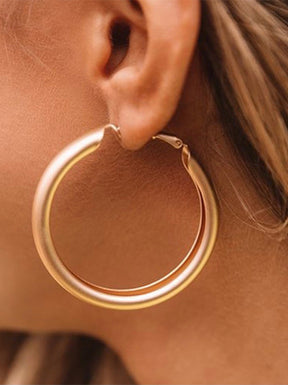 Monica Thick Hoops