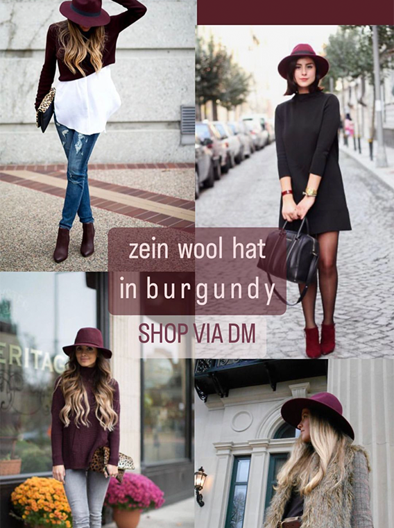 Zein Wool Hat