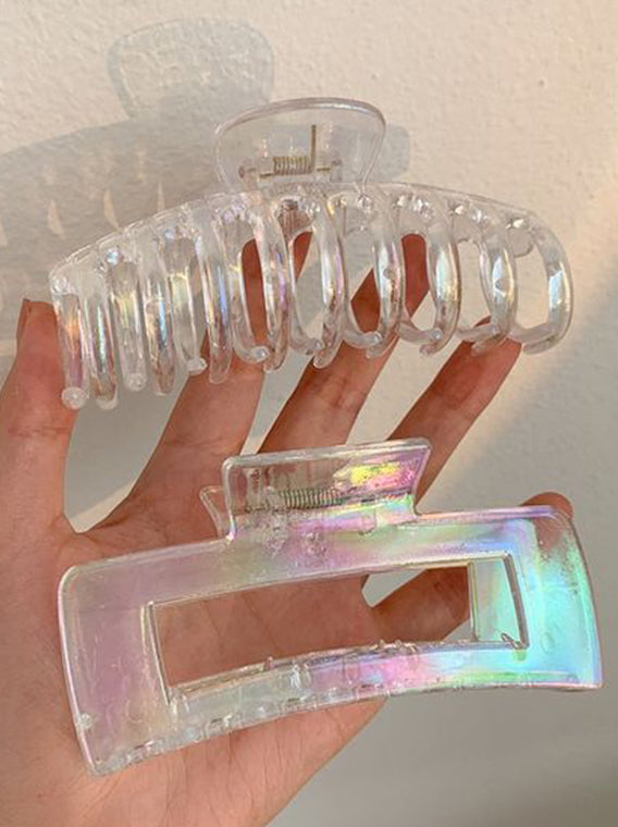 Holographic Claw Clips