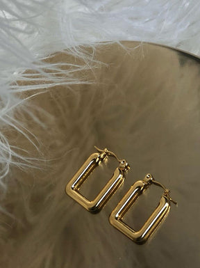 Gold Plated Hoops