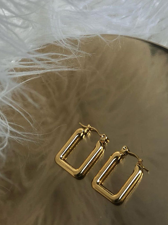 Gold Plated Hoops