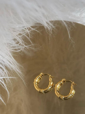 Gold Plated Hoops