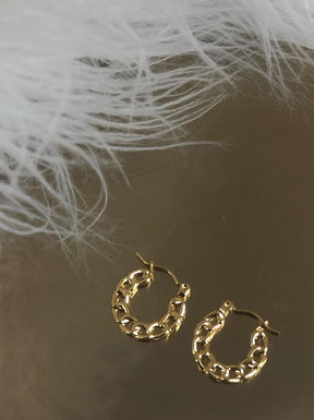 Gold Plated Hoops