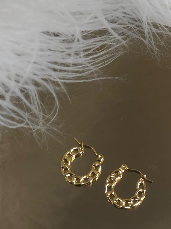 Gold Plated Hoops